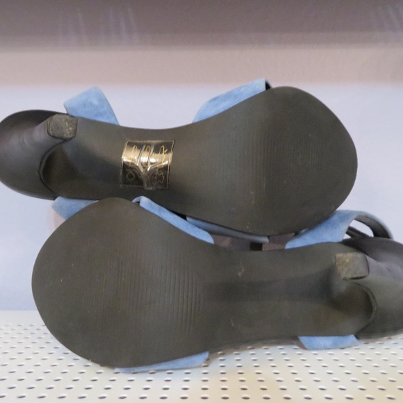 Price drop! Shoemint Periwinkle Blue Suede Sandal - Picture 6 of 6